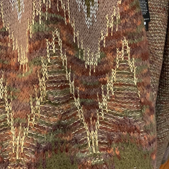 NWT Lucky Brand drape front knit sweater size M - Picture 2 of 6